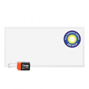 LECOM Panneau LED Plafond 120x60 - Dalle LED Blanc Neutre 6000lm Plat Encastrable pour Faux Plafond Plafonnier LED Rectangulaire Luminaire pour Plafond Grille (4000K) (WRElektro, neuf)