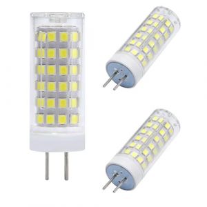 Ampoule LED GY6.35 À Intensité Variable, 3 Pièces, AC220V 110V 6w 9w 10w, Petite Mini Lumière De Maïs En Céramique 102 S, Remplace L'ampoule Halogène 100w,Blanc 220V,9W -78 LED 3 Pièces (shmmsto, neuf)