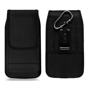 Étui Clip Ceinture pour iPhone 16e / 16/16 Pro, 15/15 Pro 14 13 12 Pro / 11 Pro XS, Samsung Galaxy S25 S24 S23 S22 A20e, iPhone SE 3 13 Mini, Housse Téléphone Holster Pochette Carte-Porte (ROTSWOGY, neuf)