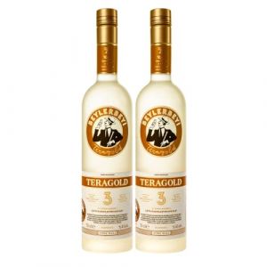 RAKI - Beylerbeyi Teragold Raki 2 x 70cl | Eau de Vie Turque Aromatisée à l'Anis - 100% Raisins Frais - Sans Sucres Ajoutés | Triple Distillation - Volume d'Alcool 45% (BEYIM, neuf)