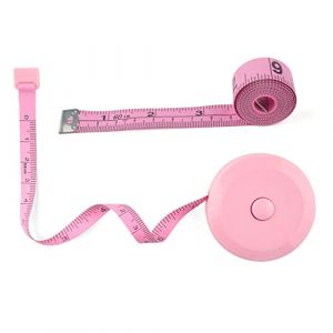 WINTAPE 2 Pièces Metre Ruban Couture 1.5m, Ruban à Mesurer Rétractable pour Mesures Corporelles Ruban Souple, Mètre Ruban Double Face pour Regime Couture Tailleur, Ruban Mesure Corps (WINTAPE, neuf)