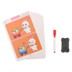 Colcolo Différence Livres d'image différentes cartes d'images effacées jeu de de jouets éducatifs pour les enfants de 3 à 6 ans améliorent l'attention (Colcolo-EU, neuf)