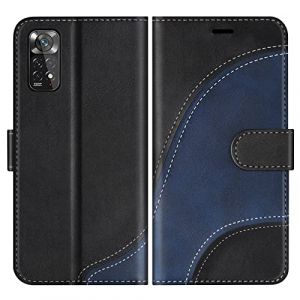 BoxTii Coque pour Xiaomi Redmi Note 11 4G / Redmi Note 11S 4G, Portefeuille Etui en Cuir PU, Magnétique Protection Housse Coque pour Xiaomi Redmi Note 11 4G / Redmi Note 11S 4G, Noir (BoxTii, neuf)