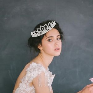 TOYANDONA 5 pi&egrave;ces Bandeau de Mariage Strass pour Mari&eacute;e Diad&egrave;me Fleur Princesse avec Perles Accessoire Cheveux de Fille pour F&ecirc;te et C&eacute;r&eacute;monie (Qaidam, neuf)