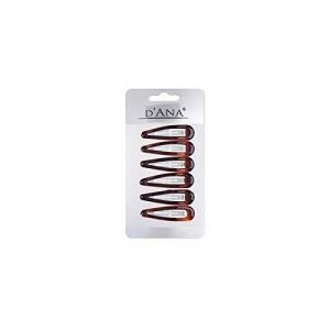 Pinces Clic Clac Marrons x6 (beautycoiffure, neuf)