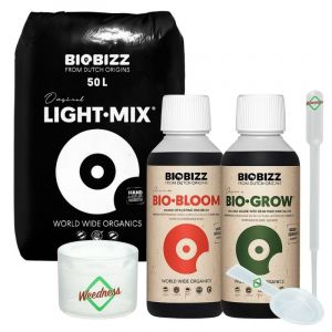 Weedness BioBizz Light Mix 50 L Set &ndash; Terreau organique + nutriments pour jeunes plantes (Weedness, neuf)