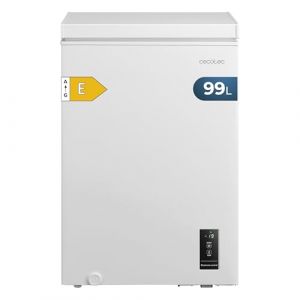 Cecotec Cong&eacute;lateur Coffre 99L Bolero CoolMarket Chest 99P White E. Panier avec Poign&eacute;es, Contr&ocirc;le &Eacute;lectronique LED, UltraContact D-Cool, Double Fonction, Porte ZeroG (80&ordm;-30&ordm;), Cong&eacute;lation Rapide (TechInn, neuf)