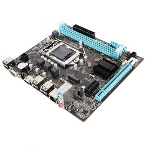 Carte mère H61, DDR3 Double Canal, USB2.0 DDR3 M.2 NVMe, 24+4pin Power Socket, avec Carte Graphique, VGA, HDMI Slots, pour LGA1155 Socket I3 I5 I7, 1155 Motherboard (Guoenir, neuf)