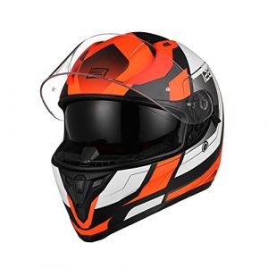 ORIGINE Casque de Moto int&eacute;gral homologu&eacute; ECE avec visi&egrave;re (Advanced Fluo Orange-blk Matt,S) (H&H Sports Protection srl, neuf)