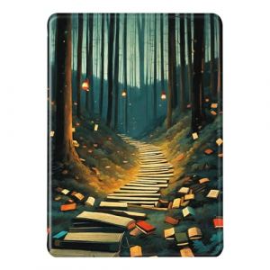 Coque Kindle Paperwhite 2021 6.8" Cuir Flip Etui Silicone TPU Ultra Mince Auto Veille ou Réveil Case Jolie Femelle Créatif Modèle Housse pour Kindle Paperwhite 11e Génération 2021 (6) (SGKITM, neuf)