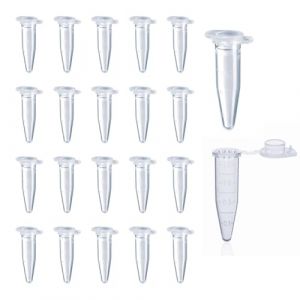 Lot de 70 1.5ml Tube à Centrifuger, Tubes à Essai en Plastique, Flacons Coniques pour Laboratoire, Idéal pour le Stockage des Échantillons et la Centrifugation (OasesW, neuf)