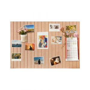 Tableau en feutrine 80 x 60 cm, 0,9 cm d'&eacute;paisseur, avec adh&eacute;sif nano, grand tableau d'affichage mural pour chambre, salon, bureau, boutique de fleurs, salle de classe - Camel fonc&eacute; (Sylus Cat, neuf)