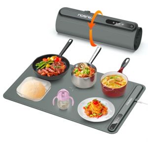 iTRUSOU Chauffe Plat Électrique, Plaque Chauffante Pliable Flexible avec Température Réglable et Minuteur de 3 Heures, Chauffe Assiette à Réchaud pour Buffets Fêtes Banquet (iTRUSOU Officiel, neuf)