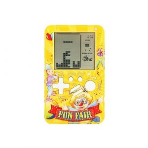 CZT Mini Jeu de Brique Console de Jeu vidéo Console de Poche Console de Puzzle pour Enfant 23*99 rétro Jeux Vintage Jouets dintérieur Divertissement extérieur électronique Jouets Cadeaux(Yellow) (CZ Digital, neuf)