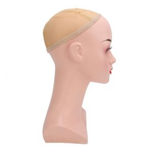 Tête de mannequin de vitrine étanche, stable, féminine, tête de mannequin de vitrine pour présenter perruques, bijoux, chapeaux (Mouqikon, neuf)