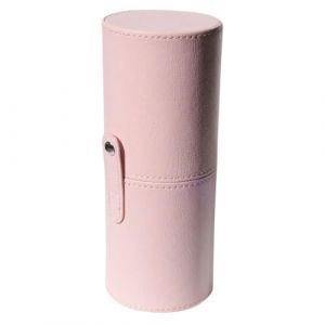POPETPOP Bo&icirc;te &agrave; Pinceaux de Maquillage Rose en Pu, Porte-cylindre Imperm&eacute;able, Seau D&rsquo;outils Cosm&eacute;tiques Portable, Organisateur Polyvalent pour Bureau et Maison, Rangement Compact (Denneyas, neuf)