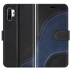 BoxTii Coque pour Samsung Galaxy Note 10 Plus/Galaxy Note 10 Plus 5G, Portefeuille Etui en Cuir PU, Magnétique Protection Housse Coque pour Galaxy Note 10 Plus/Galaxy Note 10 Plus 5G, Noir (BoxTii, neuf)