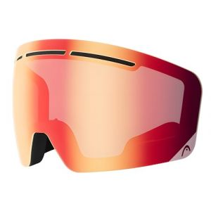Visi&egrave;re de rechange pour casque de ski Head Cinema - Visi&egrave;re interchangeable pour casques Cinema de Head - &Eacute;cran de protection de rechange - Verre: Rouge/Jaune: S2, VLT 28% - Taille: M/L - UV 400 (vonderpalette, neuf)