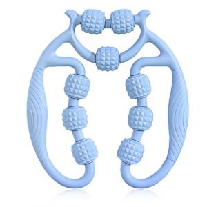 LACHT 1 PCS Rouleau Musculaire pour Jambes Rouleaux de Massage pour Muscles Rouleau Cellulite pour Cuisses Outil de Massage &Eacute;quipement pour Coude Fitness,Rouleau de Massage Anti-Cellulite,Bleu (candy27seven, neuf)