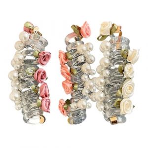 Élastiques à Cheveux | Bandes Téléphone Colorées pour Cheveux | Accessoires Coiffure Queue de Cheval pour Adolescentes Sport Usage Quotidien (caijifuzhuang, neuf)