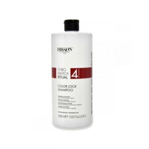 Dikson Chromatica Ritual Shampooing Post Color Lock, 1000 ml, liquide, pour cheveux colorés, avec vitamine E et protéines végétales, traitement professionnel (capellimonelli, neuf)
