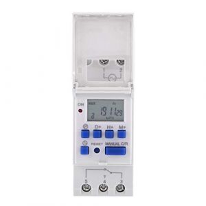 DEWIN Minuterie numérique, Minuteur numérique AC220V Timer Rail DIN Minuterie électronique Programmable Hebdomadaire Relais (Dewinshop, neuf)