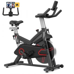 Pasyou V&eacute;Lo D'Appartement, Fitness Stationnaire V&eacute;Lo De Spinning D'Int&eacute;Rieur Pour Usage Domestique, R&eacute;Sistance Magn&eacute;Tique &eacute;Cran Lcd Et Support Pour Tablette Max 136kg/300lb (JOROTO Sport & Fitness, neuf)