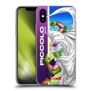 Head Case Designs sous Licence Officielle Dragon Ball Z Piccolo Saiyan Arc Characters Coque en Gel [Qualit&eacute; Militaire] Compatible avec Apple iPhone X/iPhone XS Et Compatible avec MagSafe (eCell, neuf)