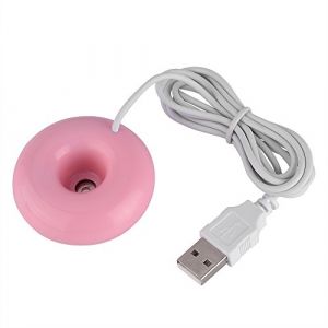 Zenithaur Donut - Spray de mini-atomisation portable USB Humidificateur en forme pour la voiture à domicile (Rose) (ZenithAur, neuf)