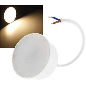 Module LED 5W 24mm plat de remplacement pour ampoules GU10 - 230V 5Watt 392Lumen 120&deg; lampe pour spots encastrables spots de plafond spots encastrables blanc chaud (World Trading Net GmbH & Co. KG "Alle Preise inkl. Mwst.", neuf)