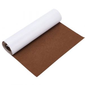 Feutrine Autocollante Tissus Autocollant - 40 x 220 cm Feutrine Rouleau, pour Doublure de bo&icirc;te, sous-Verre, Tapis de tiroir, Voiture, Pieds de Chaise, Pieds de Table, 2 mm d'&eacute;paisseur, Marron Clair (IVEOPPE-EU, neuf)