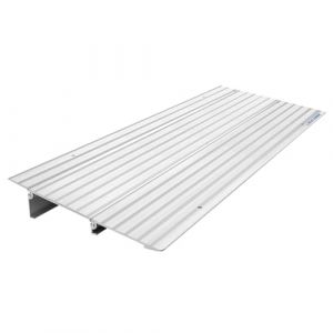 LIEKUMM Rampe de seuil 5 cm de hauteur, capacit&eacute; de 360 kg en aluminium, rampe pour fauteuil roulant avec hauteur r&eacute;glable, rampe de trottoir antid&eacute;rapante pour fauteuil roulant, fauteuil roulant (Liekumm, neuf)