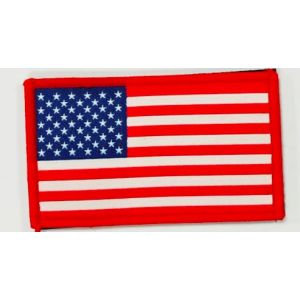 Pandiui23 Patchs brodés drapeau États-Unis aux couleurs officielles - Écusson brodé - Patchs motards brodés - Patchs militaires, écusson américain (Pandidui23, neuf)