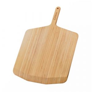 Chef Pomodoro - Grande Pelle A Pizza En Bois de Bambou (41 cm) - Pelle Pizza et Planche &agrave; D&eacute;couper, Pr&eacute;parer et Tranf&eacute;rer vos pizza et pains - Planche pizza L&eacute;g&egrave;re et R&eacute;sistant, Convient aux fours (MAU Brands - Europe, neuf)