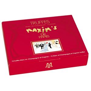 Étui 12 Truffes Marc de Champagne (Maxim's de Paris, neuf)