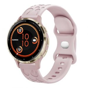 VELULYX silicone Bracelet compatible avec Garmin Vivoactive 4S/Venu 2S/Venu 3S/Vivomove 3S, 18mm bracelet pour Fossil Femme Gen 6/Gen 5E/Fossil Femme Q Venture HR Gen 4/Withings Steel HR 36 mm (Mega Youth, neuf)