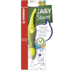 STABILO B-46840-3 EASYoriginal Stylo roller ergonomique rechargeable pour gaucher avec 3 recharges, Lime/vert (Import Allemagne) (OMGHC., neuf)