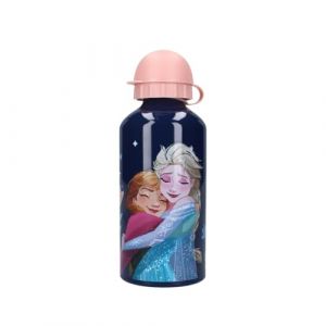 My sweety pop - Gourde pour fille La Reine Des Neiges bleu- Aluminium - Pour enfant - Crèche - Maternelle - Ecole - Vacances - Repas - 19 cm – 500 ml - Hydratation - Idée Cadeau (Mon jouet préféré, neuf)