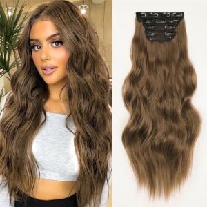YDDM Extension Cheveux Naturel Clip Invisible Extension a Clip Cheveux Naturel Bouclé Extensions de Cheveux Extension Rajout Cheveux Clip Naturel Clip (YDDM Hair, neuf)