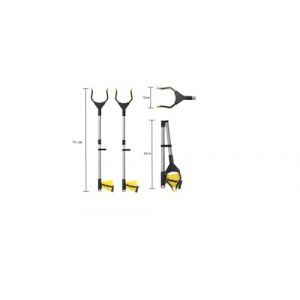 ANGEL Lot de 2 pinces de préhension de 91 cm pour personnes âgées - Pince à déchets ergonomique - Pince à déchets pratique pour les personnes âgées - Pince de préhension catlantique avec tête rotative (Trend-Time, neuf)