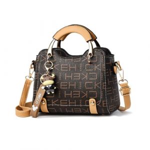 NICOLE & DORIS Sac a Main et Bandouli&egrave;re Femme Petit Sac Bandouli&egrave;re Mignon Sacs Epaule en PU Cuir Sac Crossbody Fille Mini Sac a Main Mode Jaune avec Lettres (GUGGIARI S.R.L, neuf)