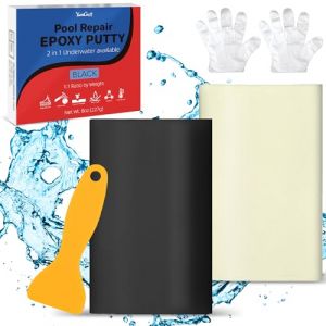 Mastic Epoxy, 227g Mastic Epoxy Putty de RéParation Sous L'Eau, 2 Parties Colle Epoxy Utilisé Pour RéParer les Fuites, les Fissures, la RéParation, le Remplissage, la Gravure(Noir) (TopArtLLC, neuf)