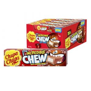 Dha Chups Incredible Chew Cola 20 x 45 g (12) (AbcFoodService, neuf)