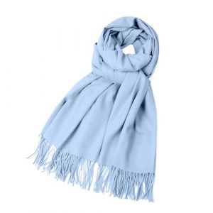 Cocila Fleece Solid Color Imitation Scarf Versatile Warm Shawl Echarpe Femme Hiver Foulard Blanc &Eacute;charpe Blanche Rouge Noir Noel Cheche Bleu Polaire Coton Longue Oversize Douce Cachemire Beige (Cocila, neuf)