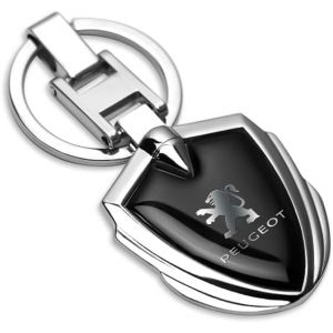 SLANNB Auto Porte-Clés pour Peugeot 207 208 308 308SW 508 508sw 2008 3008, Porte Clef Personnalisé de Clé de Voiture, Porte clés Anti Perte Voiture pour Hommes et Femmes (xiuwuxianhaohaojiatongbaihuodian, neuf)