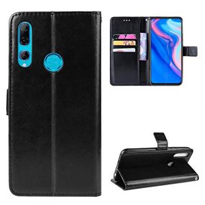 QiongniAN Coque Cuir pour Huawei Y9 Prime 2019,Coque pour Huawei P Smart Z STK-LX1 / Honor 9X STK-LX2 STK-L22 / Y9 Prime 2019 STK-L21 STK-LX3 STK-L03B / Enjoy 10 Plus Coque Housse Etui Cover Black (QiongniAn, neuf)
