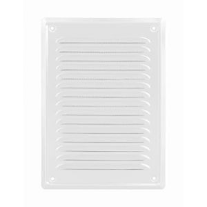 Grille d'aération - Grille Aeration rectangulaire 14x21 cm - Grille Aeration Exterieur - Grille Ventilation - Vétiver métallique - a Grillage pour moustiquaire - Grille Murale en Filet (ADGOsklep, neuf)
