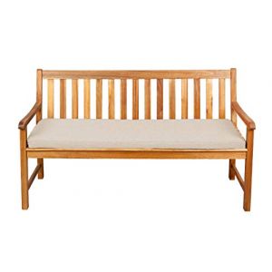 Gutekissen® Coussin de siège pour Banc, balançoires de Jardin, siège, Lisse. FK5 (170x60x5, Crème) (FavreShop, neuf)