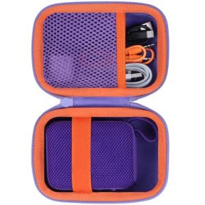 Lebakort Dur &Eacute;tui Housse Cas Compatible avec JBL GO 4 / JBL GO 3 Enceinte Bluetooth Ultra-Portable (Lebakort-EU, neuf)