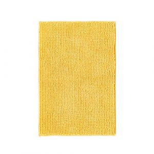 Decomira Tapis de Bain Antidérapant en Chenille | Super Absorbant et Lavable en Machine | pour la Salle de Bain, Douche, Baignoire ou comme Tapis WC | Jaune - 50x80 cm (LIMODI GmbH, neuf)